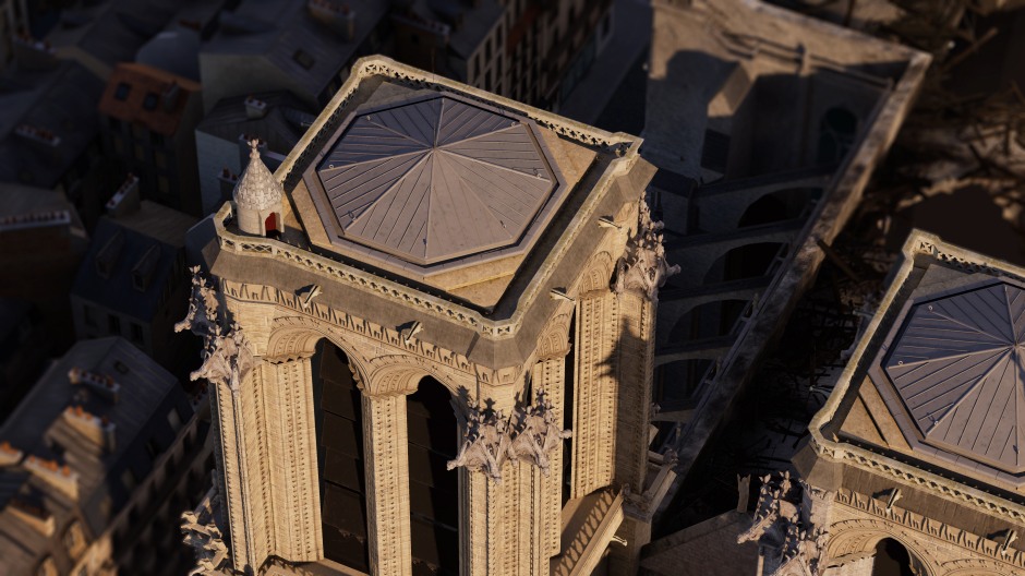 小檔VR體驗場景照-巴黎聖母院北塔(Rose Nord de Notre-Dame de Paris)。圖_ 聯合數位文創 HTC、VIVE Arts、 Orange、Excurio 小檔VR體驗場景照-巴黎聖母院北塔(Rose Nord de Notre-Dame de Paris)。圖_ 聯合數位文創 HTC、VIVE Arts、 Orange、Excurio