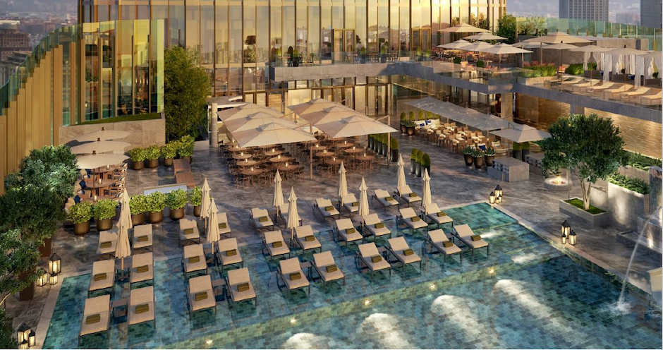 theskytaipei_hyatt_parkhyatt_andaz_Pool Deck（圖片為電腦合成示意圖，業主保留修改權利）