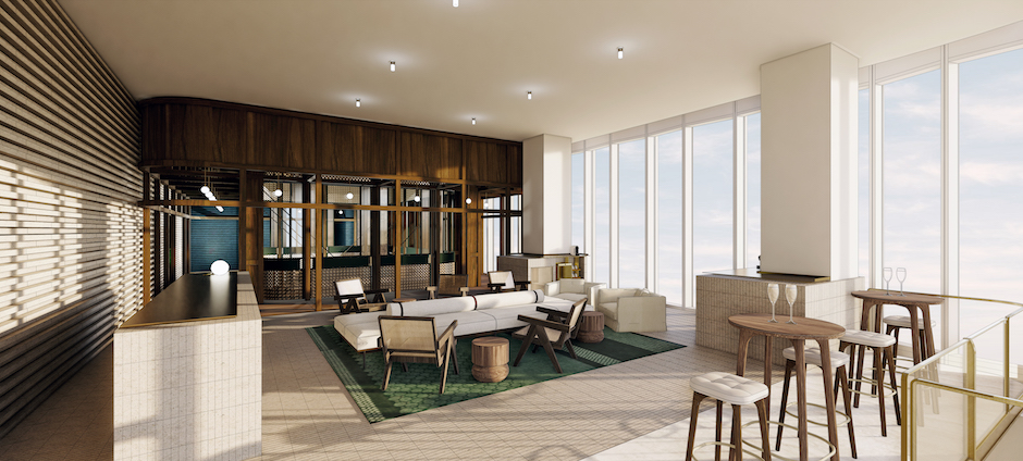 theskytaipei_hyatt_parkhyatt_andaz_Sky Lobby（圖片為電腦合成示意圖，業主保留修改權利）