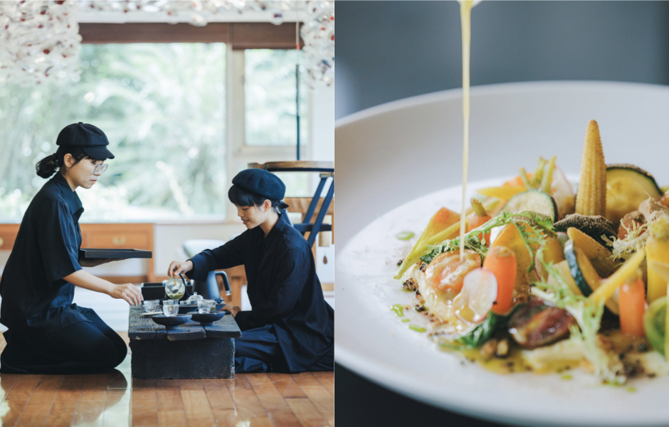 馥森 梧桐墅主打茶席、料理、藝術展演結合的用餐體驗。(圖片提供:馥蘭朵) 馥森 梧桐墅主打茶席、料理、藝術展演結合的用餐體驗。(圖片提供:馥蘭朵)