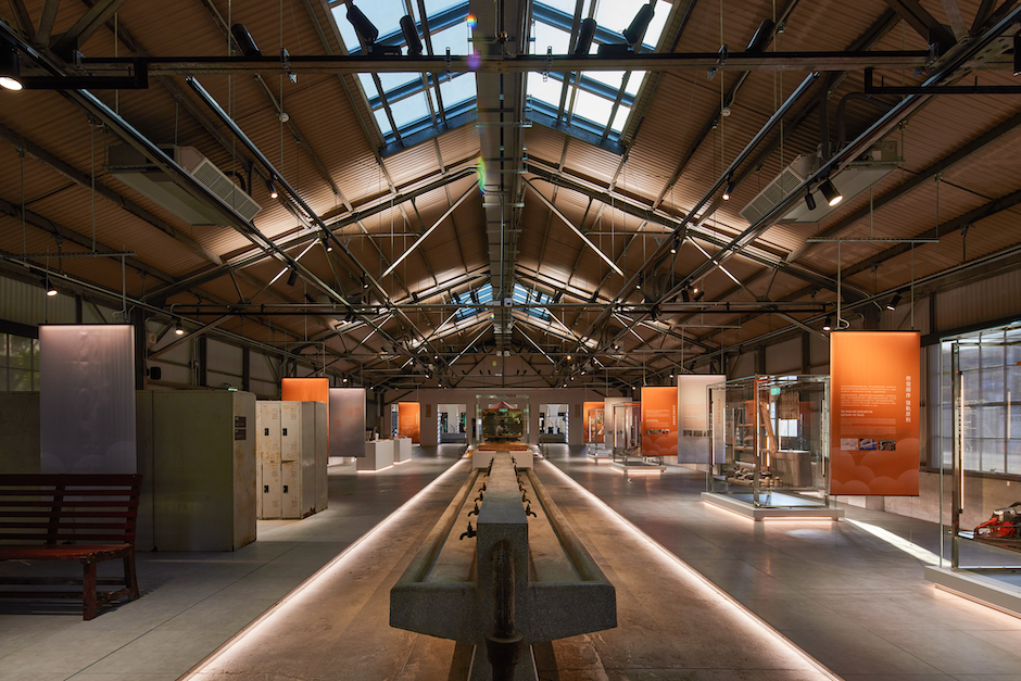 國家鐵道博物館「氤氳時代—員工澡堂常設展」東側展區-1