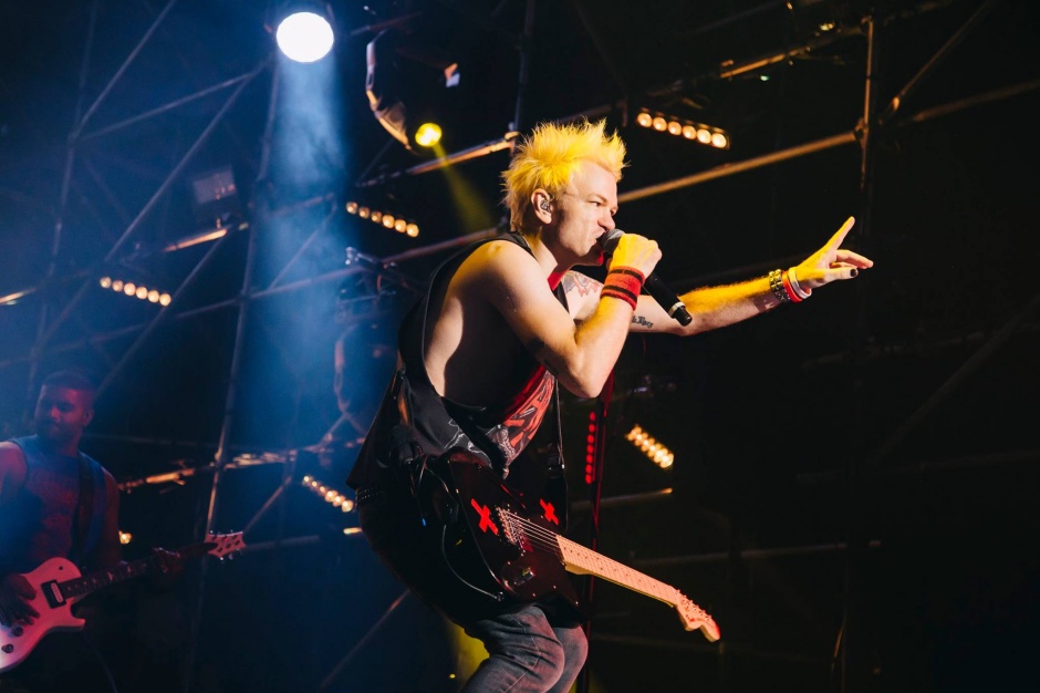 加拿大龐克天團Sum 41作為首屆Headliner登台演出。（圖片提供：夥球擊）