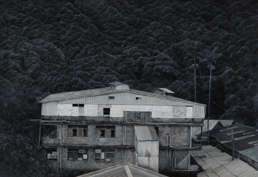 名山藝術_楊奕軒_山居_油彩亞麻布_116.5x80cm_2022