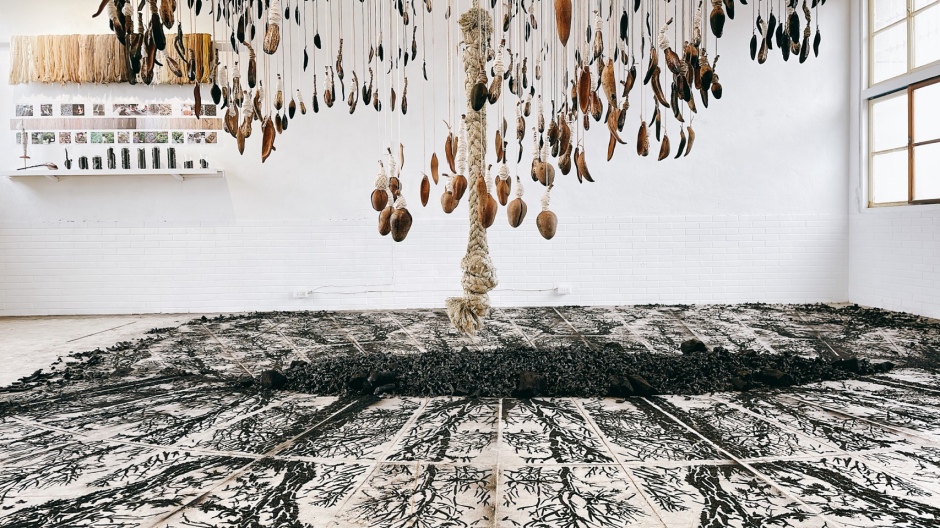 台南市文化局、宜東文化小檔2023年日本GOOD DESIGN AWARD2022Mattauw大地藝術季＿康雅筑〈泥毯#13化炭化〉02