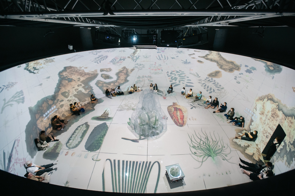 國美館「串流群落：溫室中的溫室」展覽現場7