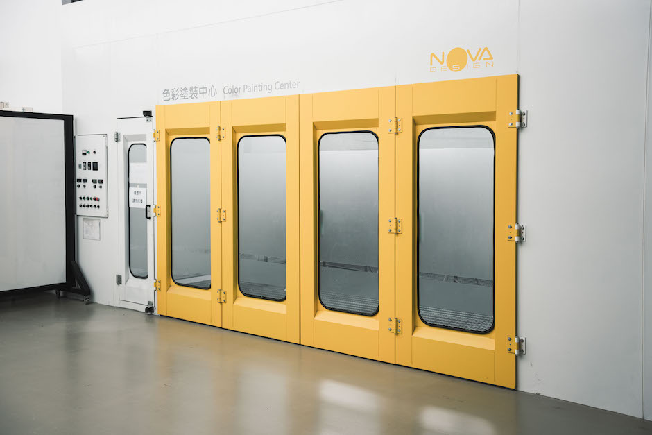 打開台北的活動之一：參觀浩漢設計色彩塗裝中心