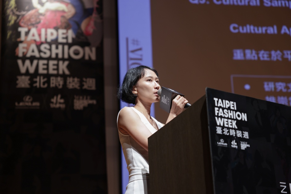 時尚自媒體經營者汪孟婷Angelika Wang（圖片提供：2023臺北時裝週）