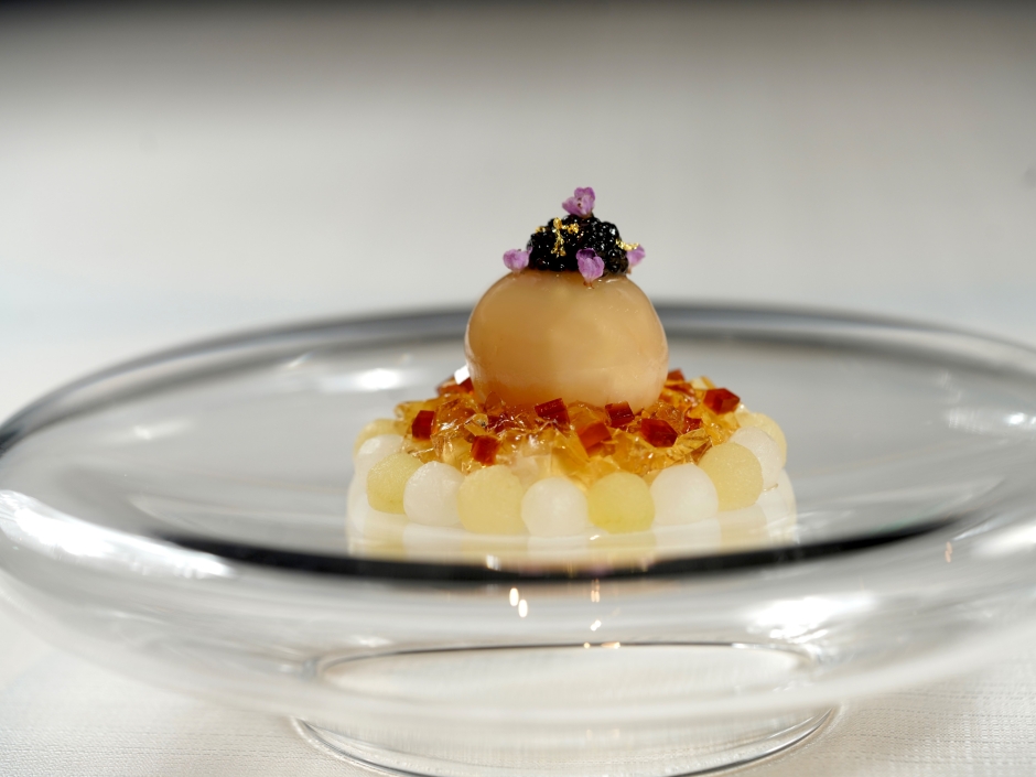 batch_Orchid_SCALLOP, apple, wasabi, cultured cream 干貝｜蘋果｜山葵｜發酵奶油 2