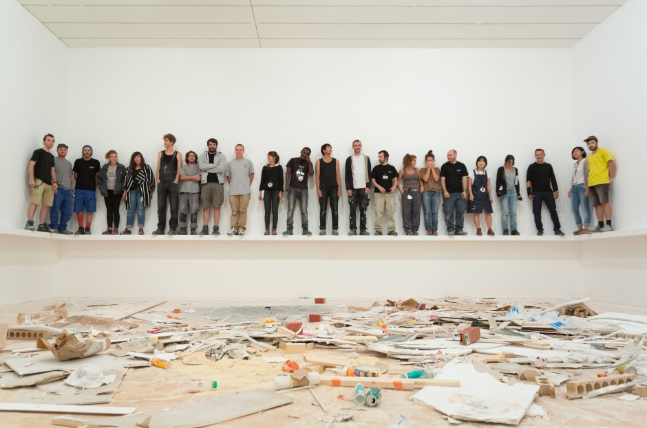 賴志盛裝置〈邊境_Lyon〉（2015）。（攝影：賴志盛）