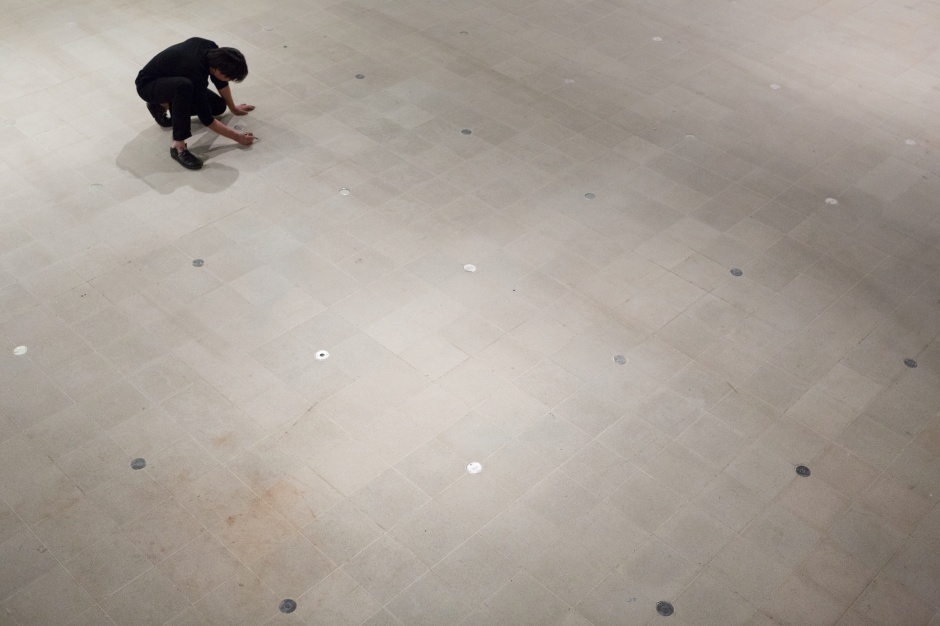 賴志盛畫作〈原寸素描〉（2012）。 （攝影：賴志盛）