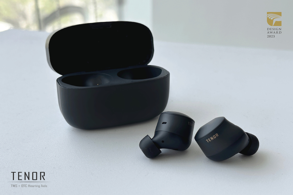2023金點設計展展出作品08_TENOR 真無線藍芽輔聽耳機