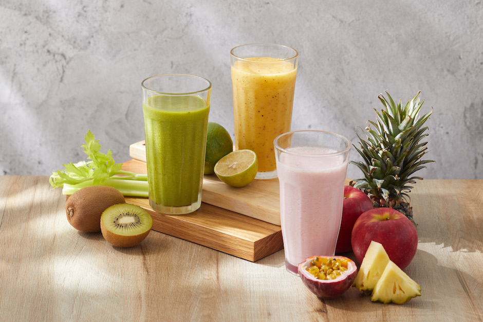 muji無印良品高雄大立旗鑑店獨家販售3款現打果昔。