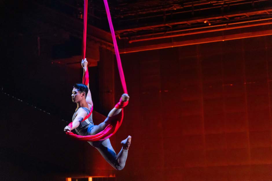 圖8《扮仙》舞綢表演（臺北表演藝術中心提供、攝影：Grace Lin） 