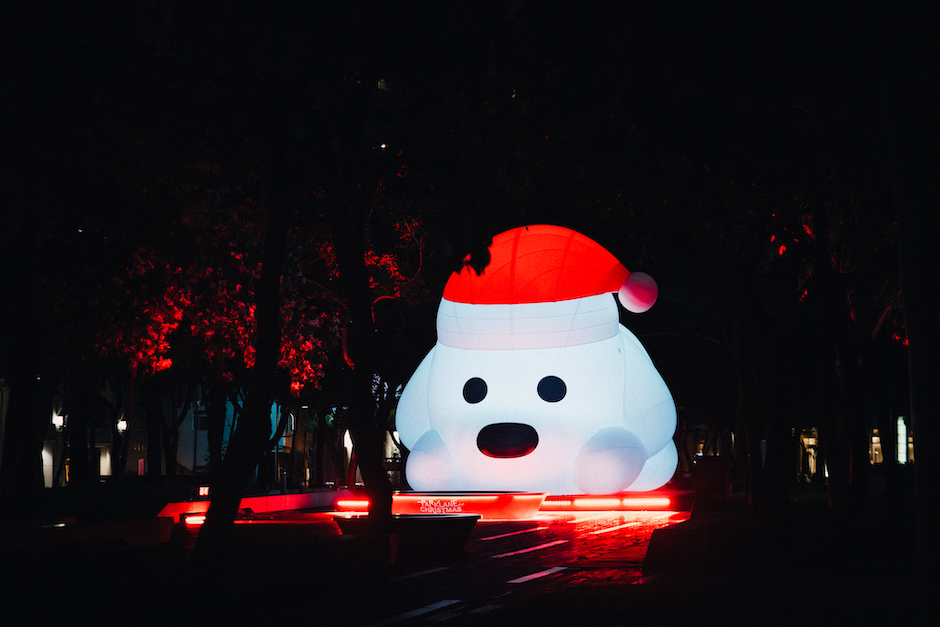 2023 草悟聖誕村 CHRISTMAS:BIG DOG 夜晚版 (圖片來源:草悟系提供) 2023 草悟聖誕村 CHRISTMAS:BIG DOG 夜晚版 (圖片來源:草悟系提供)