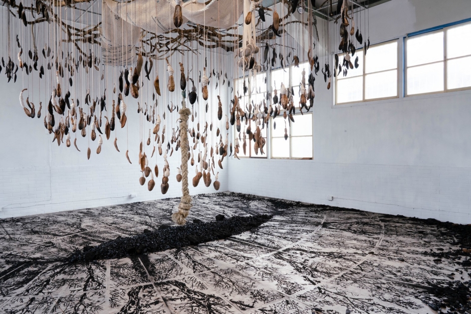 2022Mattauw大地藝術季＿康雅筑〈泥毯#13化炭化〉03