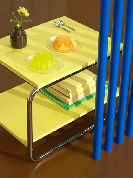 BAGGBODA邊桌,淺黃色,71x50公分,1,999元(圖片提供:IKEA) BAGGBODA邊桌,淺黃色,71x50公分,1,999元(圖片提供:IKEA)