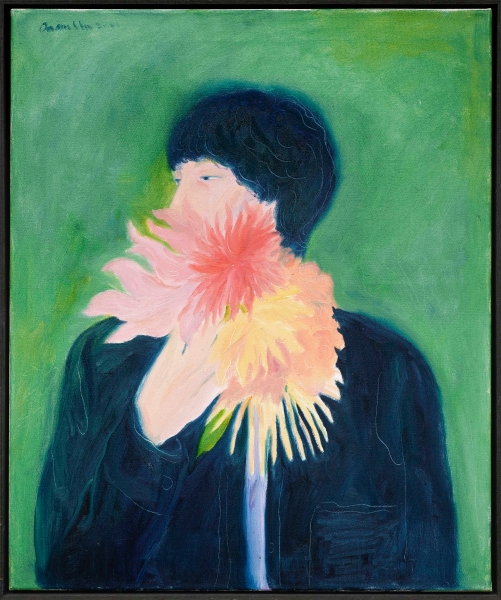 鹵貓 Oamul 大麗花與我 Dahlias and Me 2021(圖片提供:Contemporary by U藝廊) 鹵貓 Oamul 大麗花與我 Dahlias and Me 2021(圖片提供:Contemporary by U藝廊)