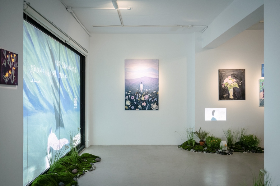 此次展覽由Contemporary by U 畫廊策劃,透過分段式的3大展區,帶大家體驗鹵貓月色下的創作。(圖片提供:Contemporary by U) 此次展覽由Contemporary by U 畫廊策劃,透過分段式的3大展區,帶大家體驗鹵貓月色下的創作。(圖片提供:Contemporary by U)