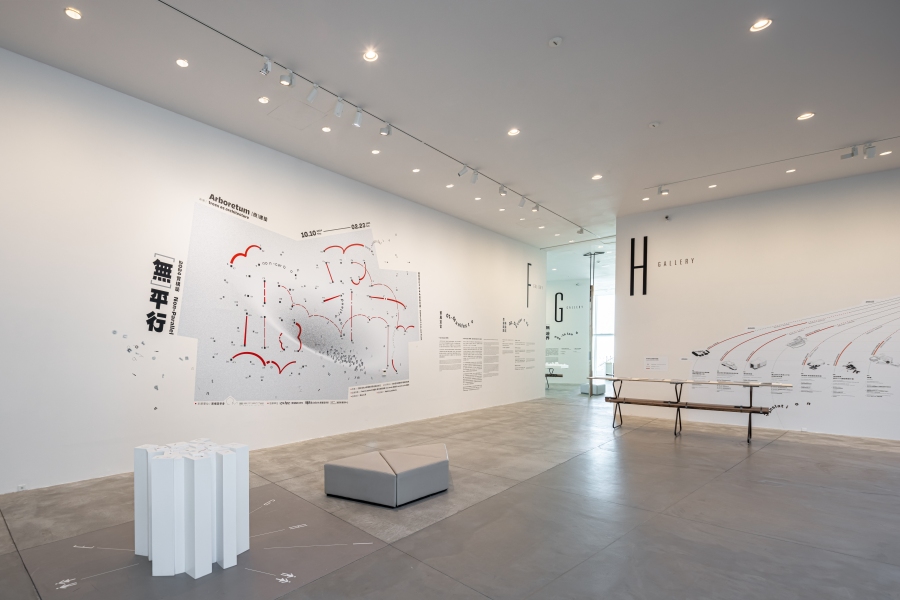 本次展覽以「Non-Parallel: [無] 平行」為主題，旨在呈現疫情解封後，從 2022 年至 2024 年間完工的建築作品。（圖片提供：南美館）