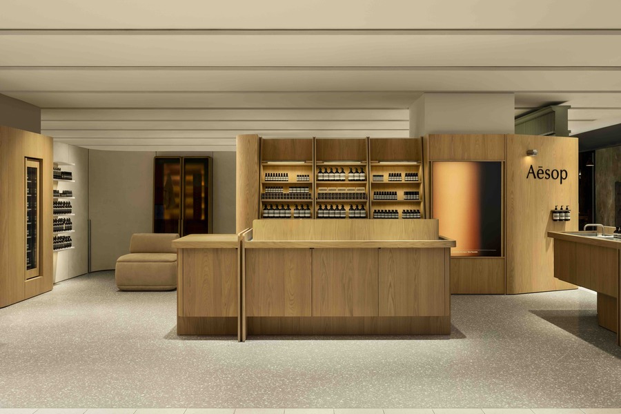 Aesop南西誠品店空間換裝！MLKK Studio以日星鑄字行為靈感設計