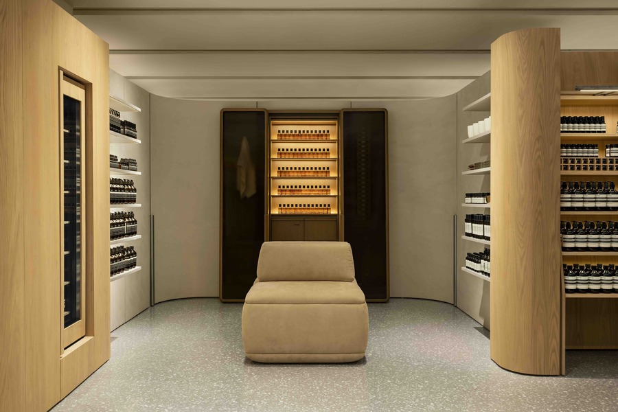 Aesop南西誠品店空間換裝！MLKK Studio以日星鑄字行為靈感設計