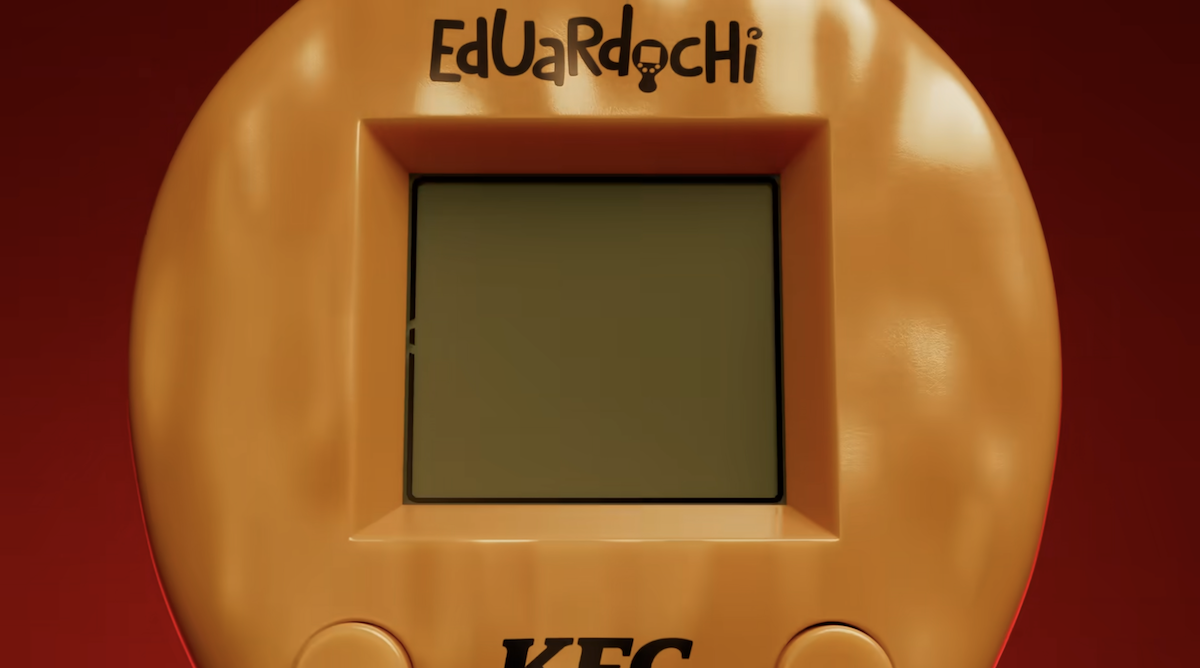 養一隻「電子炸雞」！西班牙肯德基限定的「Eduardochi」，虛擬寵物遊戲勾起復古回憶