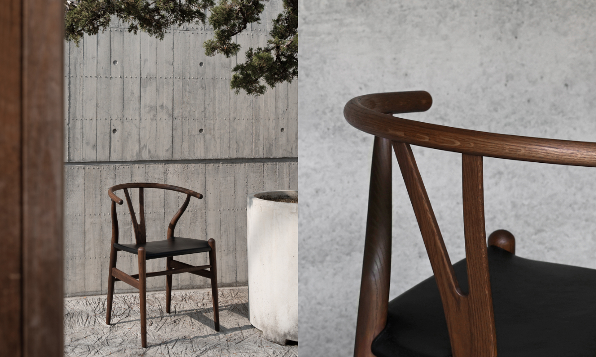 Hans J. Wegner「Y-Chair」煙燻橡木 X 墨黑皮革限定版!森/CASA重新演繹 Hans J. Wegner「Y-Chair」煙燻橡木 X 墨黑皮革限定版!森/CASA重新演繹
