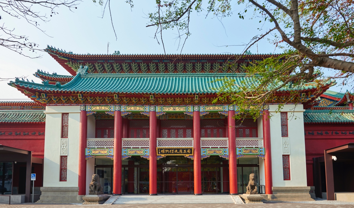 國立歷史博物館「中國古典式樣新建築」的紅牆綠瓦印象,也成為此次永續產品設計計畫的色彩靈感。(圖片提供 :國立歷史博物館) 國立歷史博物館「中國古典式樣新建築」的紅牆綠瓦印象,也成為此次永續產品設計計畫的色彩靈感。(圖片提供 :國立歷史博物館)