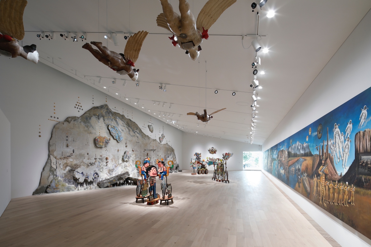 「直島新美術館 開館記念展⽰―原点から未来へ」展⽰⾵景、2025年(圖片來源:福武財團、攝影:GION) 「直島新美術館 開館記念展⽰―原点から未来へ」展⽰⾵景、2025年(圖片來源:福武財團、攝影:GION)