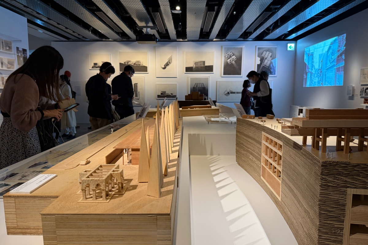 「安藤忠雄展|青春」展場一隅(攝影:Adela Cheng) 「安藤忠雄展|青春」展場一隅(攝影:Adela Cheng)