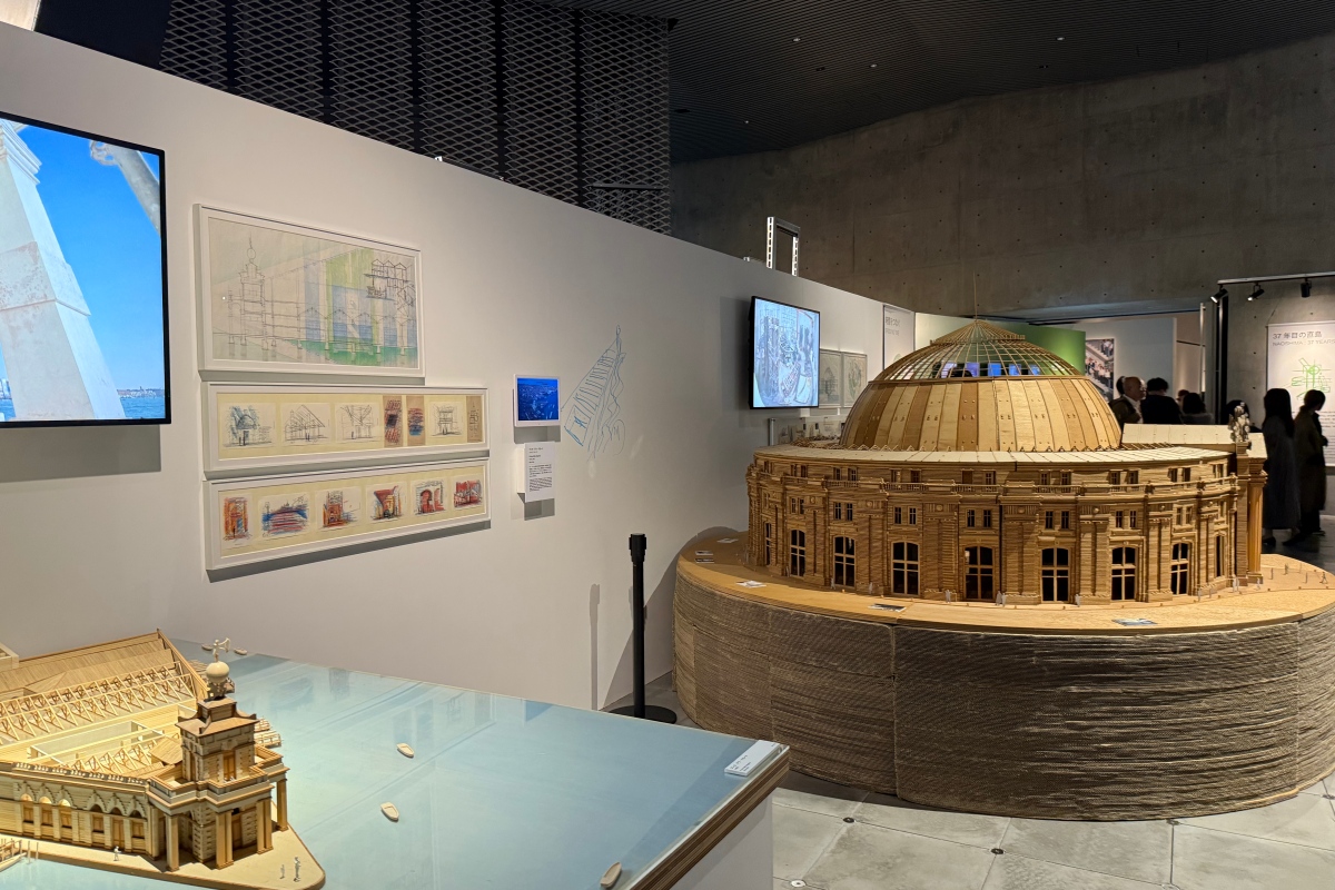 「安藤忠雄展|青春」展場一隅(攝影:Adela Cheng) 「安藤忠雄展|青春」展場一隅(攝影:Adela Cheng)