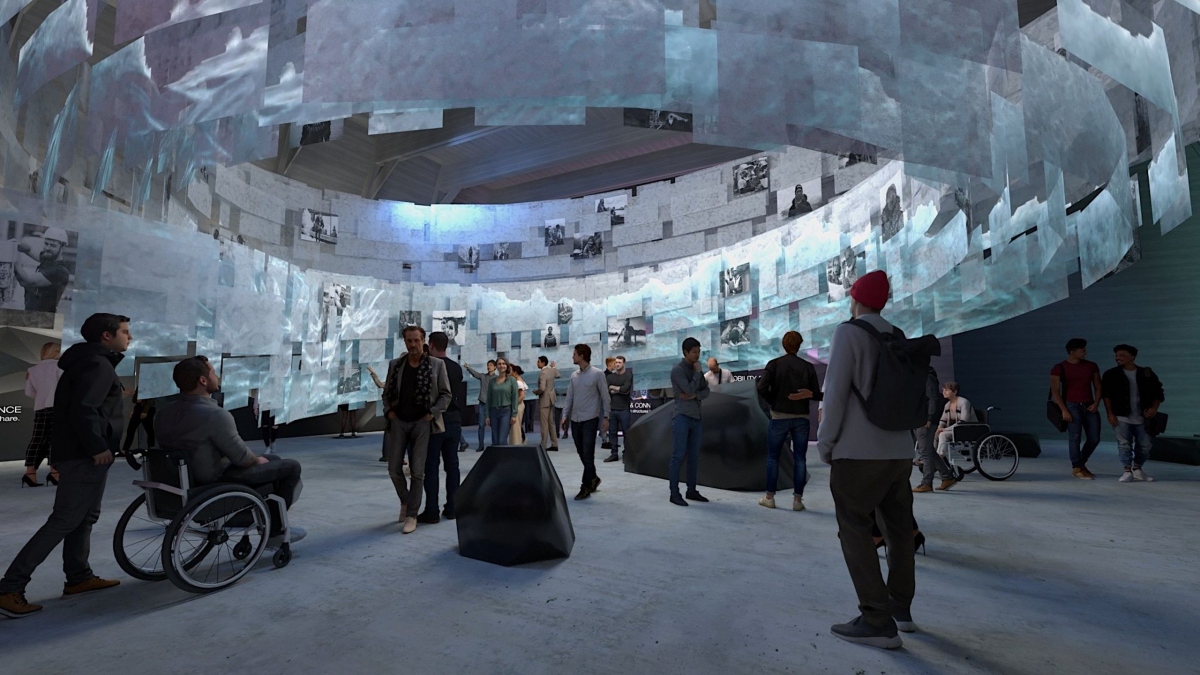 北歐館內部展覽空間(圖片來源:The Nordic Pavilion) 北歐館內部展覽空間(圖片來源:The Nordic Pavilion)