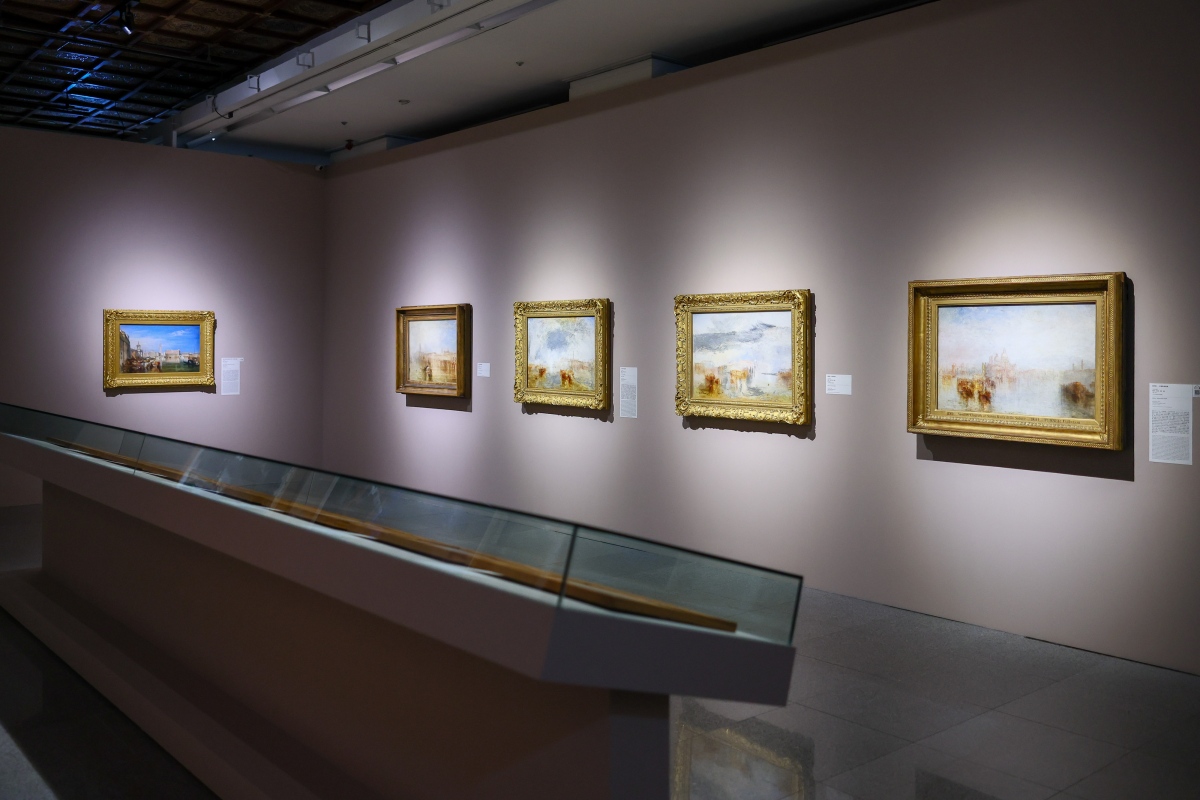 展場現場照(圖片提供:威廉.透納特展:崇高的迴響) 展場現場照(圖片提供:威廉.透納特展:崇高的迴響)