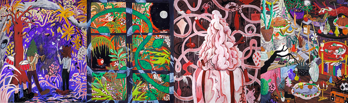 平子雄一個展《超越理想的風景》在基隆美術館！跟著「小樹人」穿梭人類與自然世界