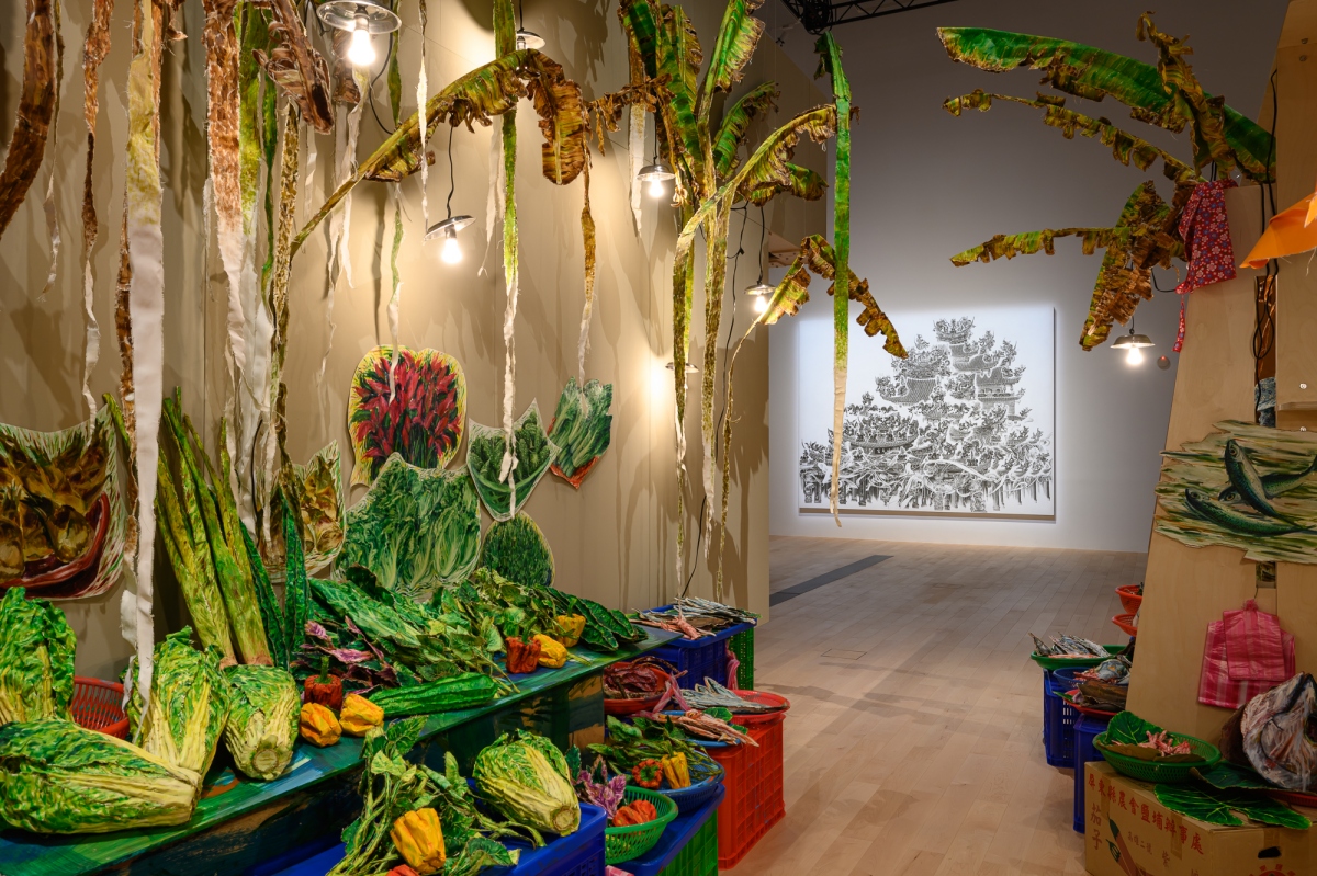 「往來/照見」典藏研究展3B展間(圖片提供:新美館,攝影:王世邦) 「往來/照見」典藏研究展3B展間(圖片提供:新美館,攝影:王世邦)