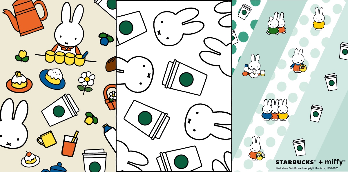 星巴克與miffy跨界合作推出聯名商品,於5月2日登場,實體門市和線上門市同步販售。(圖片提供:星巴克) 星巴克與miffy跨界合作推出聯名商品,於5月2日登場,實體門市和線上門市同步販售。(圖片提供:星巴克)
