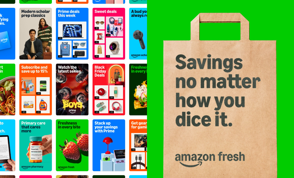 Amazon微笑Logo煥新,迎接大規模品牌重塑!用字體整合全球50+子品牌視覺形象 Amazon微笑Logo煥新,迎接大規模品牌重塑!用字體整合全球50+子品牌視覺形象