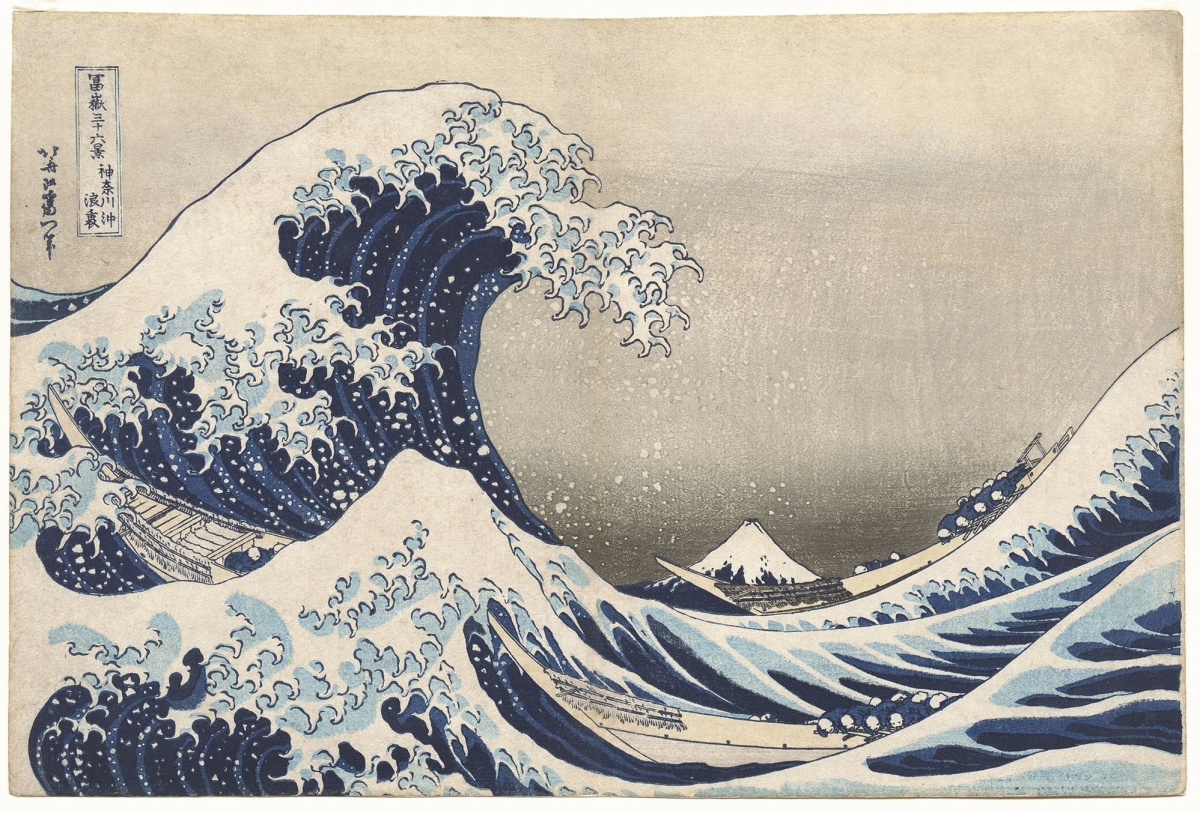 〈富嶽三十六景:神奈川沖浪裏〉(圖片來源:故宮南院官網) 〈富嶽三十六景:神奈川沖浪裏〉(圖片來源:故宮南院官網)
