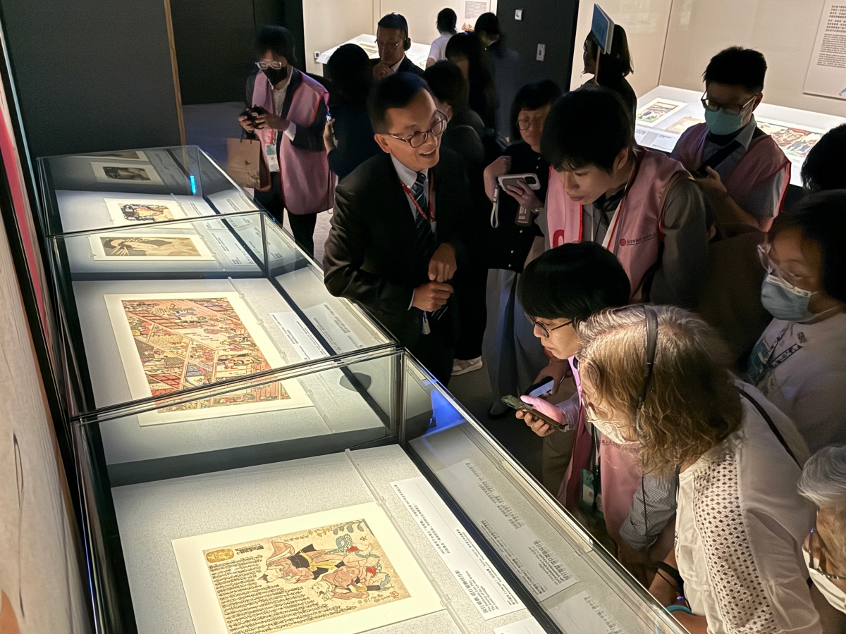 「江戶浮世之美」展場(圖片提供:故宮南院) 「江戶浮世之美」展場(圖片提供:故宮南院)