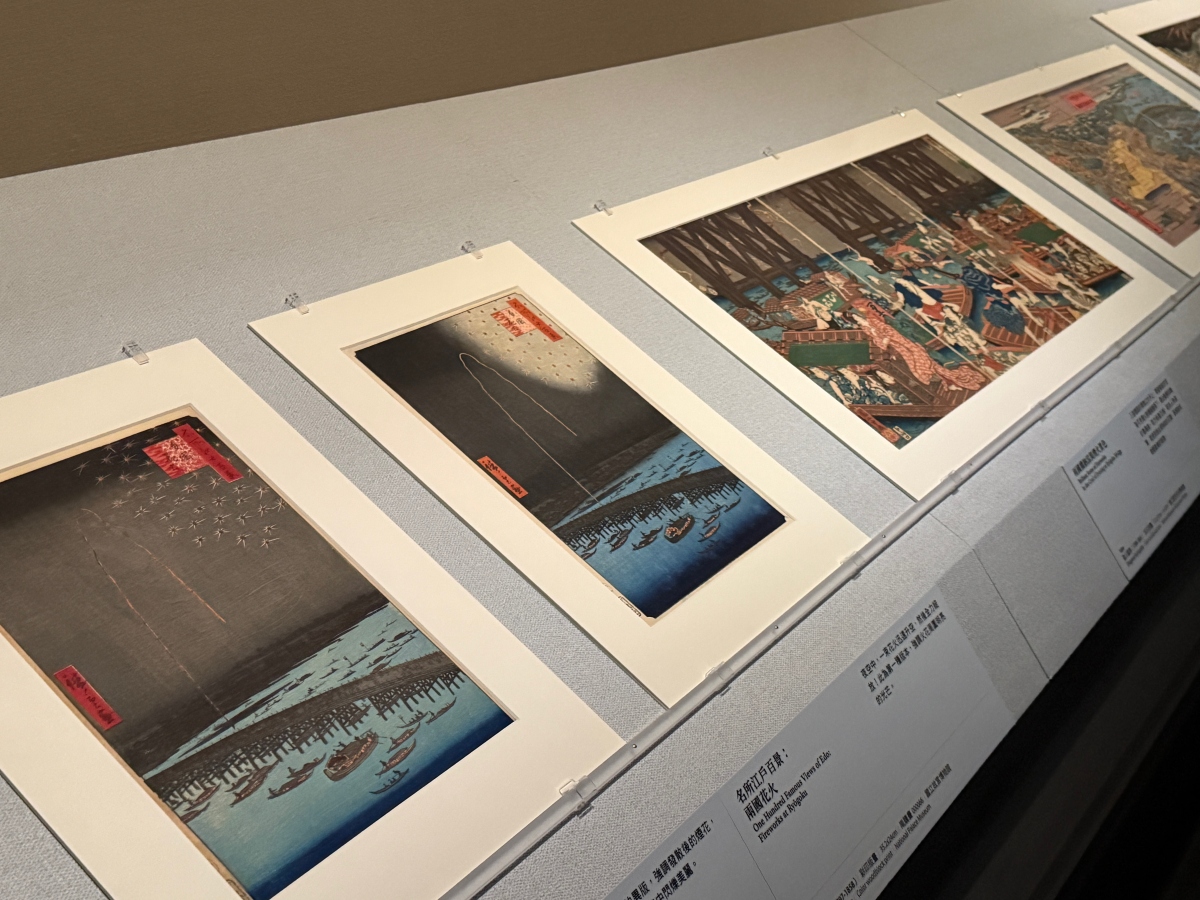 「江戶浮世之美」展場(圖片提供:故宮南院) 「江戶浮世之美」展場(圖片提供:故宮南院)