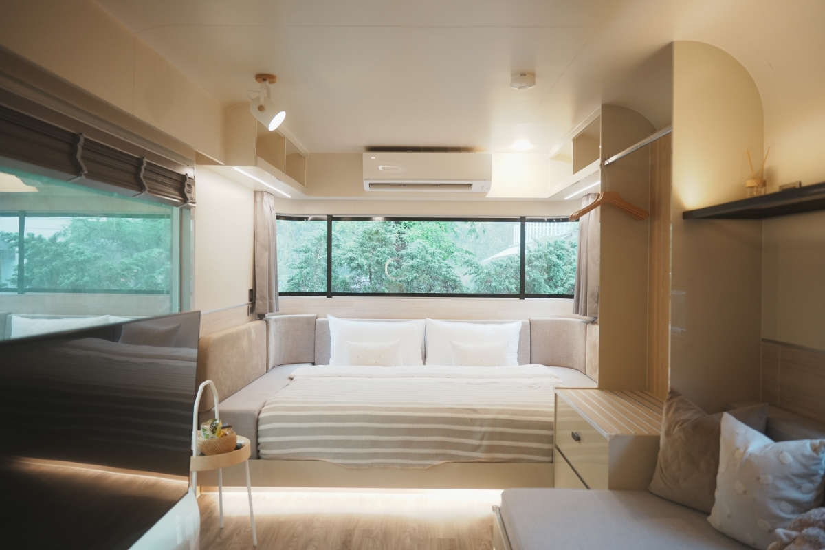 LOOPLAND 風格露營車內空間。(攝影:Weihan Chang) LOOPLAND 風格露營車內空間。(攝影:Weihan Chang)