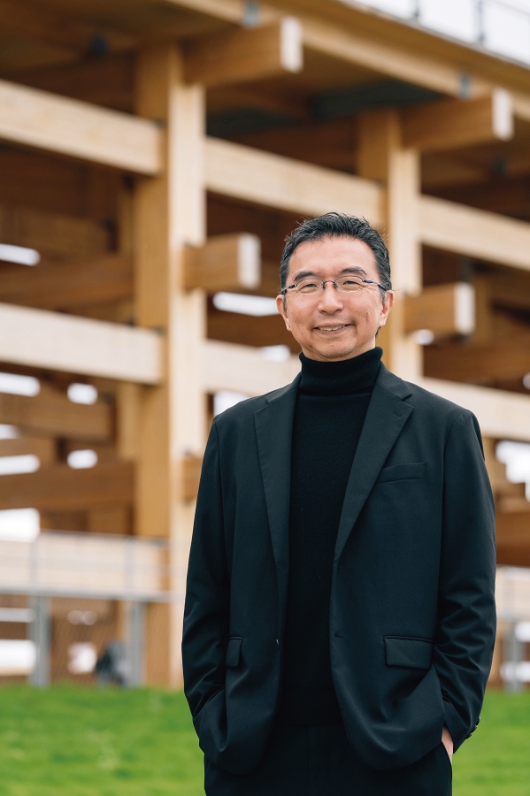 日本建築師藤本壯介。(攝影:蔡耀徴) 日本建築師藤本壯介。(攝影:蔡耀徴)