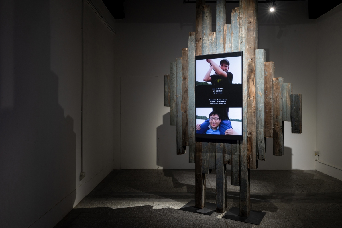 展場照,圖為加藤翼的作品《他們不理解彼此》。(圖片提供:臺灣當代文化實驗場提供、攝影:片子國際呂國瑋) 展場照,圖為加藤翼的作品《他們不理解彼此》。(圖片提供:臺灣當代文化實驗場提供、攝影:片子國際呂國瑋)