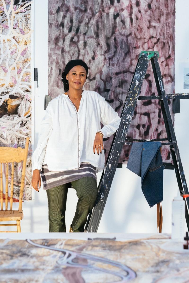 Wangechi Mutu成為首位進駐博爾蓋塞美術館的在世女性藝術家。(圖片提供:Fendi) Wangechi Mutu成為首位進駐博爾蓋塞美術館的在世女性藝術家。(圖片提供:Fendi)