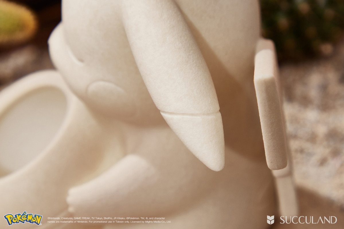 盆器表面可見細緻的手塗質感。(圖片提供:有肉SUCCULAND) 盆器表面可見細緻的手塗質感。(圖片提供:有肉SUCCULAND)