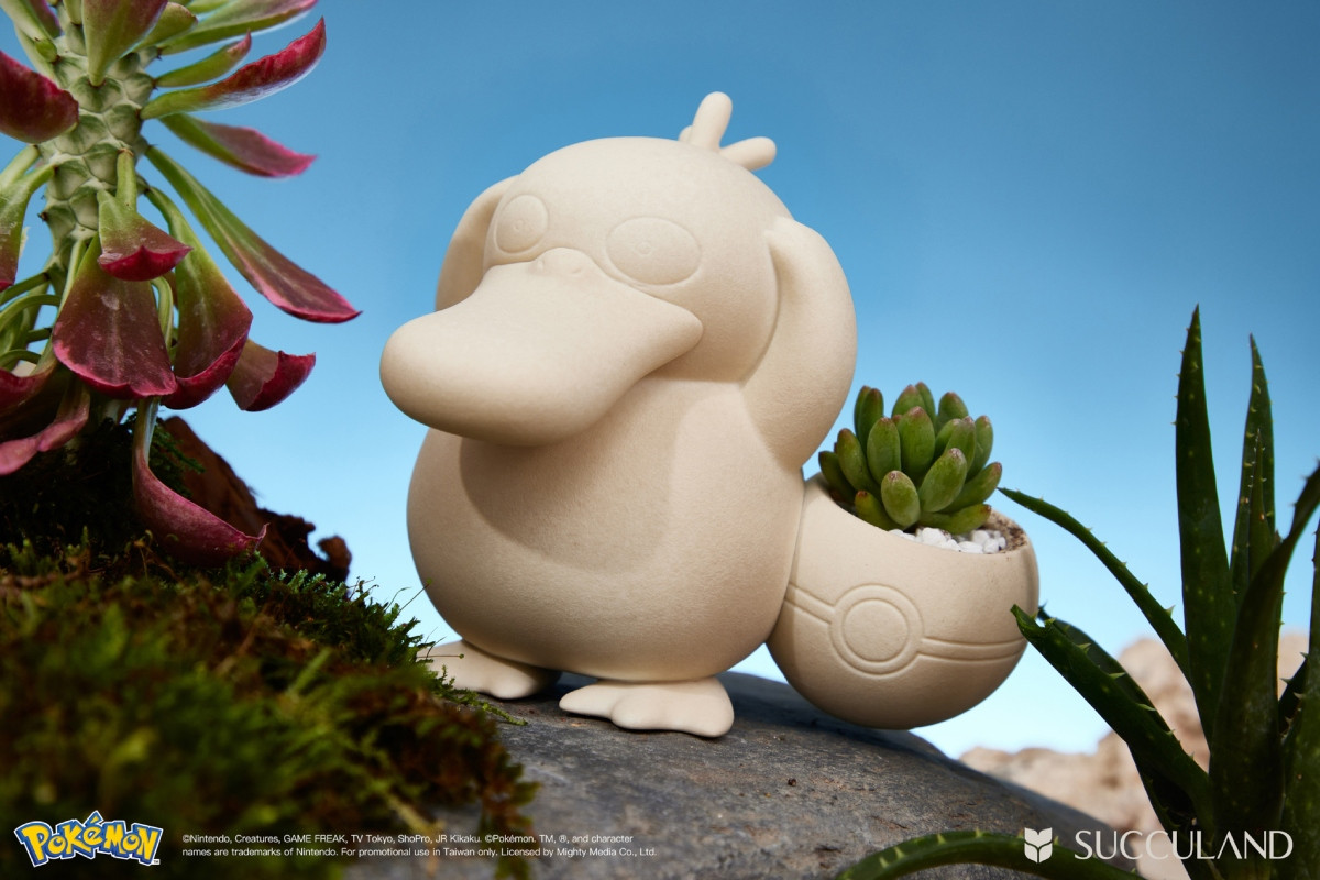 可達鴨款,售價 NT$1,690。(圖片提供:有肉SUCCULAND) 可達鴨款,售價 NT$1,690。(圖片提供:有肉SUCCULAND)