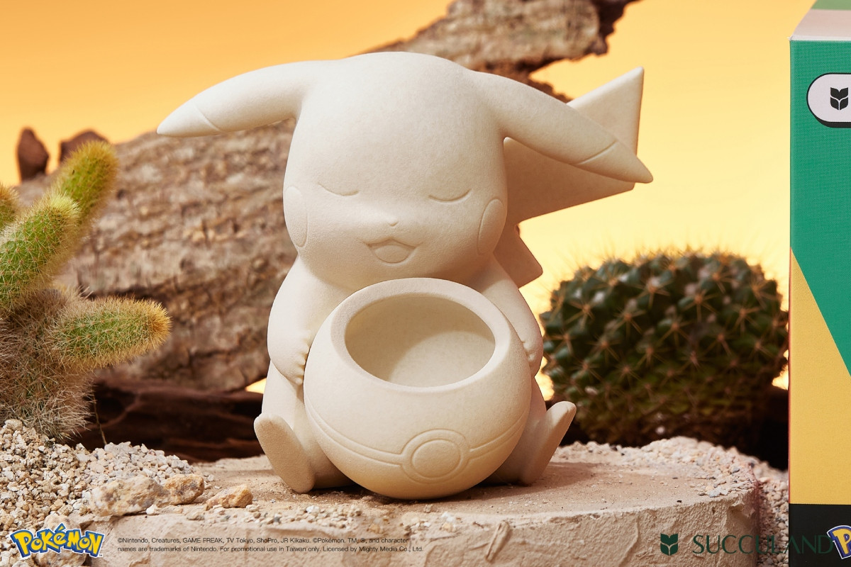 皮卡丘款,售價 NT$1,690。(圖片提供:有肉SUCCULAND) 皮卡丘款,售價 NT$1,690。(圖片提供:有肉SUCCULAND)