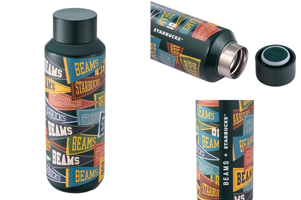 BEAMS三角旗不鏽鋼水壺(473ml),售價 NT$1,300。(圖片提供:星巴克) BEAMS三角旗不鏽鋼水壺(473ml),售價 NT$1,300。(圖片提供:星巴克)
