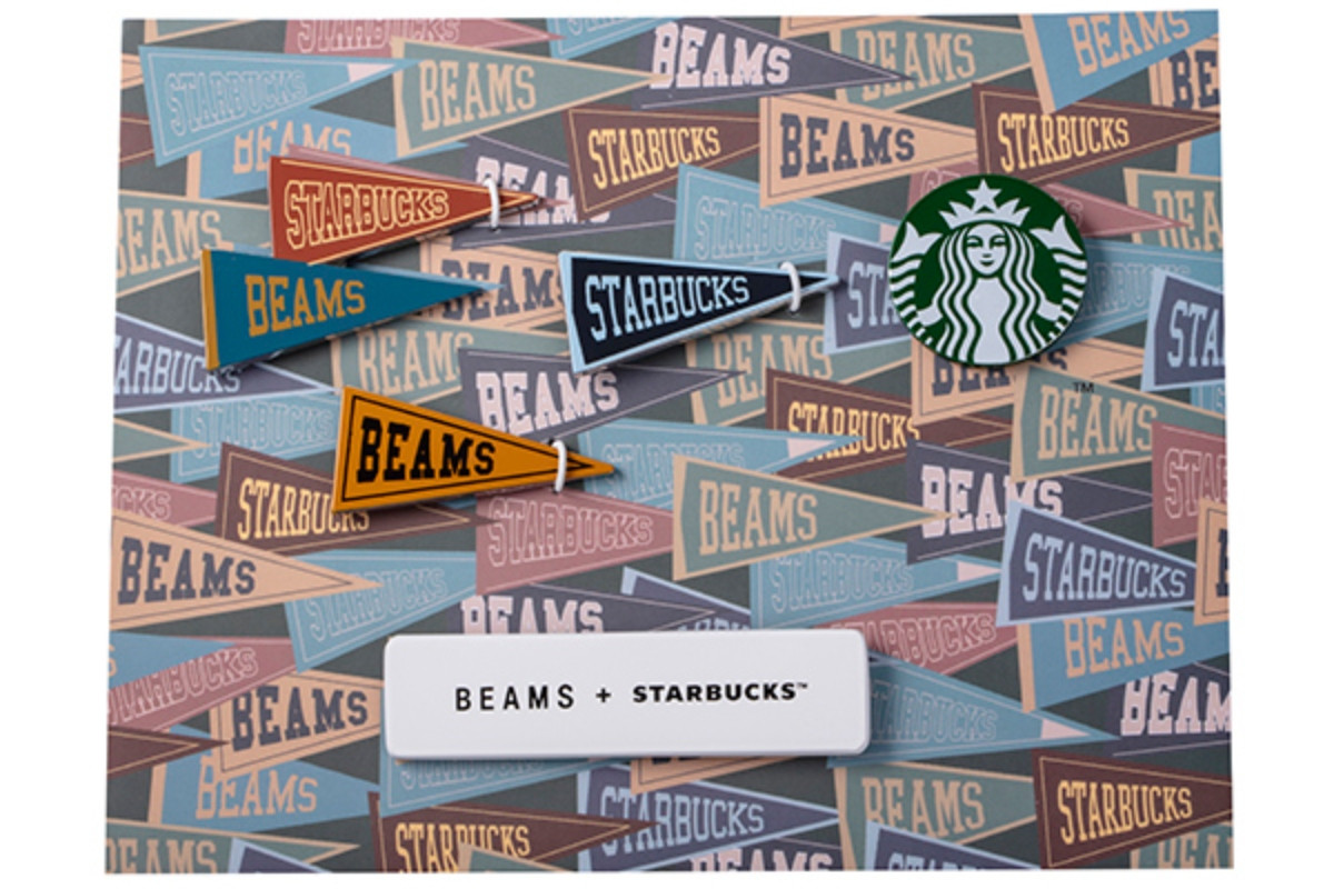 贈品二:BEAMS徽章組。(圖片提供:星巴克) 贈品二:BEAMS徽章組。(圖片提供:星巴克)