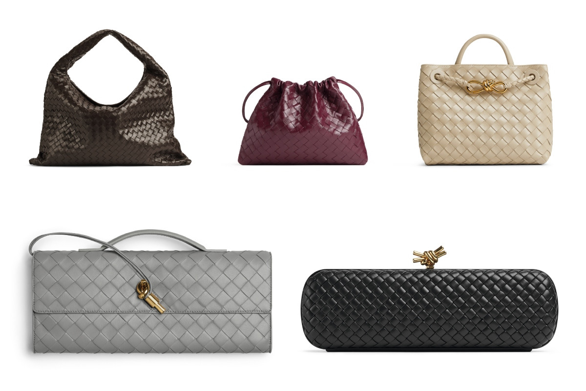 Bottega Veneta包袋上無任何Logo綴飾,純粹以標誌性編織成就品牌格調,並透過不同質地與光澤的皮革為不同包款賦予生命力。(圖片提供:Bottega Veneta) Bottega Veneta包袋上無任何Logo綴飾,純粹以標誌性編織成就品牌格調,並透過不同質地與光澤的皮革為不同包款賦予生命力。(圖片提供:Bottega Veneta)